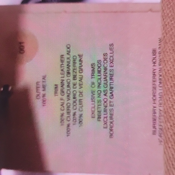 BURBERRY KEYCHAIN DOODLE TEXT METAL NWT AUTHENTIC RARE PURSE CHARM - Picture 7 of 10